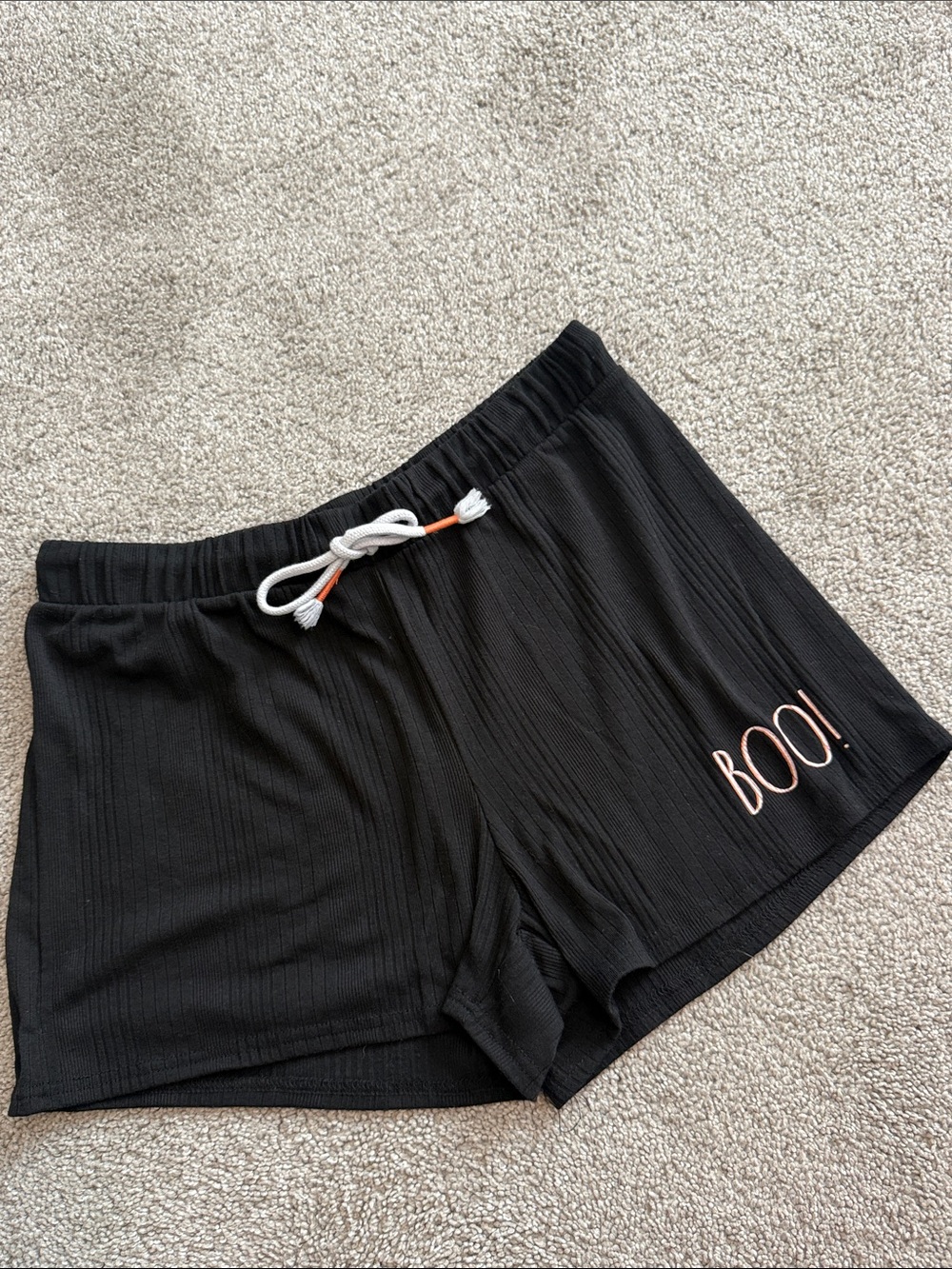 Rae Dunn 'BOO!' Pajama Shorts